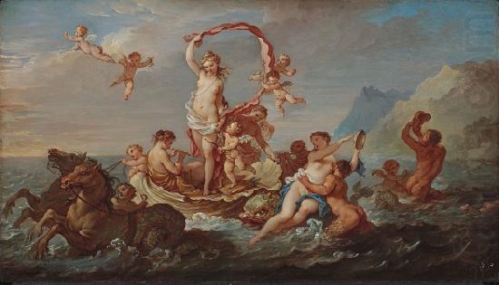 Le Triomphe d'Amphitrite., Charles-Joseph Natoire